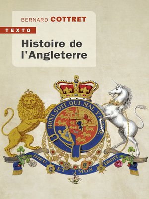 cover image of Histoire de l'Angleterre